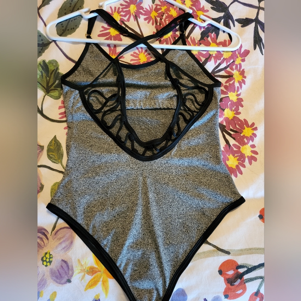 Mapalé Gray Bodysuit